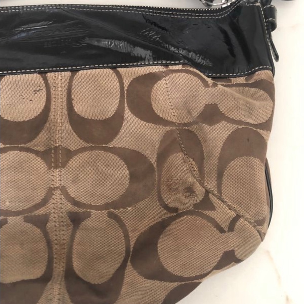 Authentic Coach C monogram “Laura” signature hobo - Picture 5 of 8